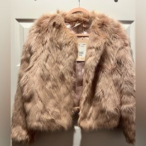Pink Faux fur jacket